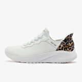 Kadın Sneaker ( Günlük) 117499 WHT Skechers BOBS SQUAD CHAOS-SEIZE THE HOUR White/Silver