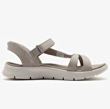 Skechers  GO WALK FLEX -ILLUMINATE Kadın Bej Sandalet 141481-TPE