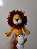 Amigurumi galatasaray aslan Çocuk oyuncağı