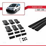 Peugeot Expert 2 2007-2016 Arası ile Uyumlu FLY Model Ara Atkı Tavan Barı Siyah 3 Adet