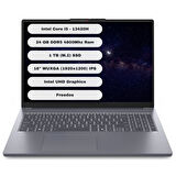 Lenovo Ideapad Slim 3 16IRH10 GTI24 Intel Core i5 13420H 24GB 1TB SSD Freedos 16'' WUXGA Taşınabilir Bilgisayar 83K2001UTR