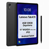 Lenovo Tab K11 TB330FU 4gb 128GB Depolama 11" Wuxga (1920X1200) IPS IP52 Android Tablet - ZADC0100TR + Lenovo Kalem