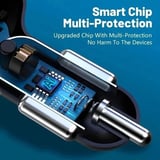 6 Portlu Hızlı Araç Şarj  – 4 Usb + 2 Type-c Çıkışlı Dijital Göstergeli Oto Şarjı
