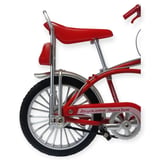 Model Araçlar -1:8 Metal Retro Pinokyo Bisiklet - Die -Cast 17 cm - Kırmızı - 1 ADET