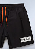 Napapijri NP0A4IBK0411-V-BOX LOGO Siyah Regular Fit Erkek Şort Mayo
