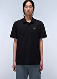 Napapijri NP0A4IDA0411-E-BADGE SUM Siyah Relaxed Erkek T-Shirt