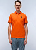 Napapijri NP0A4IDAA001-E-BADGE SUM Turuncu Relaxed Erkek T-Shirt