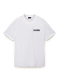 Napapijri NP0A4ILX2061-S-VIGNONI BACK SS Beyaz Relaxed Erkek T-Shirt