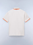 Napapijri NP0A4ID5N1A1-E-MACAS SS 1 Beyaz Relaxed Erkek T-Shirt