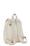 Kadın City Zip Mini Basic Sırt Çantası - Bej | undefined