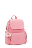 Kadın City Zip Mini Basic Sırt Çantası - Pembe | undefined