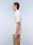 Napapijri E-SMALL BOX SS-NP0A88TQN1J1 Bej Erkek Polo T-Shirt