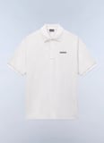 Napapijri E-SMALL BOX SS-NP0A88TQN1J1 Bej Erkek Polo T-Shirt