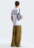 The North Face NF0A8GV2FN41-BOX NSE CELEBRATION TE Beyaz Yuvarlak Yaka Regular Fit Düz Erkek T-Shirt