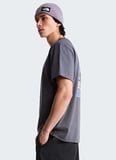 The North Face NF0A8GB1RHI1-MOUNTAIN ESCAPE RELAXE Gri Yuvarlak Yaka Regular Fit Baskılı Erkek T-Shirt
