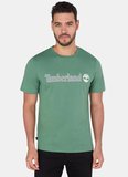 Timberland TB0A5UPQA6Z1-KENNEBEC RIVER Sleeve Yeşil Yuvarlak Normal Baskılı Erkek T-Shirt