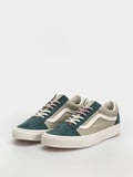 Old Skool Uniseks Yeşil / Pembe Spor Ayakkabı - VN000EDY