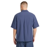 B0A44B5EYP1-R Timberland Ss Seersucker Resort Shirt Erkek G&amp;ouml;mlek Mavi