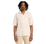 B0A44B5CN01-R Timberland Ss Seersucker Resort Shirt Erkek G&amp;ouml;mlek Krem
