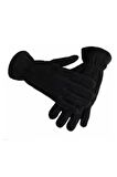 Unisex Siyah Polar Bere Boyunluk Eldiven 3'lü Set