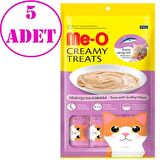 Meo Ton ve Deniz Tarağı Krema Kedi Ödülü Kedi Çorbası 4x15 gr 5 AD