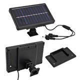 Gaman Güneş Enerjili Kumandalı Işığı Kısılabilir Çift Başlıklı Iç Veya Dış Mekan Sarkıt Solar Led Lamba XF-707