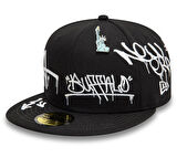 60595333-R New Era Ne Graphıc 59Fıfty Newera  Blk Şapka Siyah