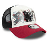 60595221-R New Era Mlb Graphıc Trucker Losdod  Whıchj Şapka Beyaz