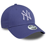 New York Yankees Kadın Metalik Logo Mor 60595490 Şapka