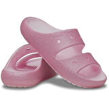Crocs Classic Glitter Sandal v2 K Çocuk Terlik 209705-6ZW Pink Milk