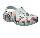 210992-1NN Crocs Classic Race Cars Graphic Cg T &amp;Ccedil;ocuk Terlik Gri