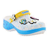 210822-90H Crocs Smurfs Platform Clog Kadın Terlik Gri