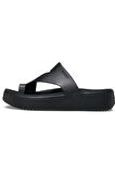 CROCS 210834-GAT. PLT. TOE 001-BLACK KADIN TERLİK
