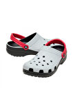 Crocs 211265 Classic Retro Sport Clog T Gri-Turuncu Çocuk Terlik