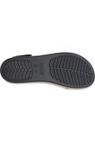 CROCS Kadın Mantar Ve Dolgu Topuklu Şık GÖrünüşlü Ayarlanabilir Arka kayışlı Ssiyah Terlik 211144 060