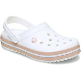 CROCS Crocband White/Pink Caramel Terlik / Sandalet 11016-1WE
