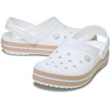 CROCS Crocband White/Pink Caramel Terlik / Sandalet 11016-1WE