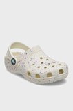 Crocs Classic Glow Paint Splatter Clog Sandalet Terlik Kız Çocuk TERLİK 212495-2MT BEYAZ