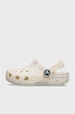 Crocs Classic Glow Paint Splatter Clog Sandalet Terlik Kız Çocuk TERLİK 212495-2MT BEYAZ