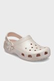 Crocs Classic Pearl Shine Clog K Logolu Çıkarılabilir Kayışlı Terlik Kız Çocuk TERLİK 212814-6UR BEJ
