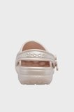 Crocs Classic Pearl Shine Clog K Logolu Çıkarılabilir Kayışlı Terlik Kız Çocuk TERLİK 212814-6UR BEJ