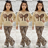 Fiyonk Leopar Pantolon Kombin