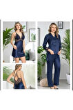 Kadın Sabahlık & Gecelik & Pijama & Şort & Askılı 6'lı Hediyelik Çeyizlik Set L1.JJ.0042.0A.12.013