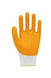 Beybi Pn5 No: 10 Beyaz - Sarı Polyester Astarlı Nitril Eldiven 12 Çift