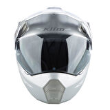 Klim X1 Alpha Carbon Korumalı ADV Motosiklet Kaskı Gümüş  Gri