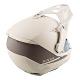 Klim X1 Alpha Carbon Korumalı ADV Motosiklet Kaskı Krem  Kahverengi