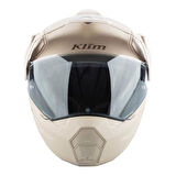 Klim X1 Alpha Carbon Korumalı ADV Motosiklet Kaskı Krem  Kahverengi