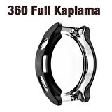 Polham Huawei Watch GT 3 Pro 46mm Ful Kaplama Koruyucu Kılıf, Soft Silikon Darbe Emici Saat Kılıf