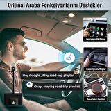 Coofbe Araç İçi Android Cihazlar İçin Kablosuz Android Multimedya Carplay Adaptörü,Wireless Çevirici