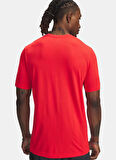 Under Armour 1388129-713-Vanish Seamless Novelty Kırmızı Bisiklet Yaka Normal Düz Erkek T-Shirt